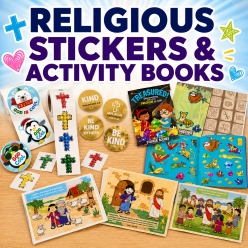 Religious Stickers & Activity Books