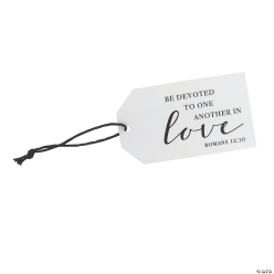 Religious Wedding Favour Tags-24Pk