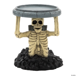 Halloween Skeleton Gravestone Resin Candle Holder