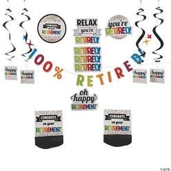 Retirement Party 12 Piece Decorating Kit