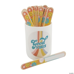 Retro Groovy Flip Name Sticks-36Pk