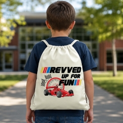 Racing Revved Up Drawstring Backpack
