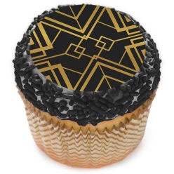 Roaring 20's Cupcake Icing Toppers 12pk