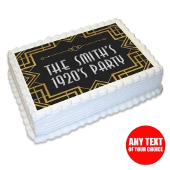Roaring 20's Personalizable Edible Icing