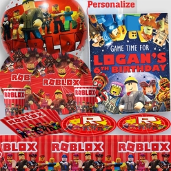 *Roblox PERSONALIZED Supersaver Birthday Party Pack for 20