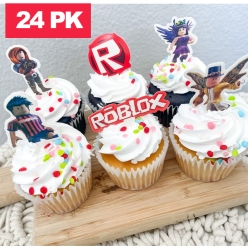 *Roblox Large Cupcake Toppers 24PK