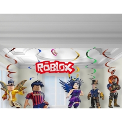 Roblox Metallic Hanging Swirls - 6 PK