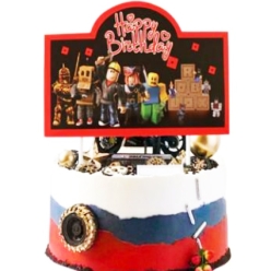 Roblox Large Cake Topper with Pick