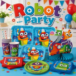 Robot Birthday Party Supplies