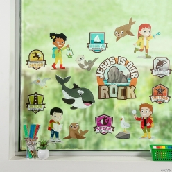 Rocky Beach VBS Window Clings
