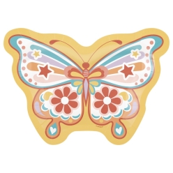 Groovy Jumbo Butterfly Shaped Dinner Butterfly Plates - 8 PK