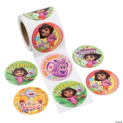 Dora the Explorer Characters Sticker Roll-100Pk