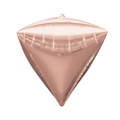 Rose Gold Diamond Shaped 17