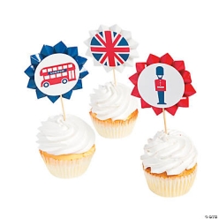 Royal British Cupcake Picks - 25pk