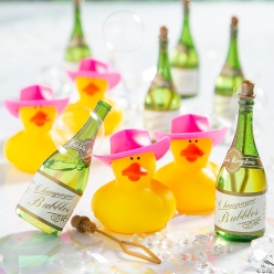 Bachelorette Cowgirl Rubber Ducks Favour Kit for 12