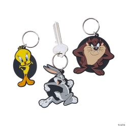 Looney Tunes Rubber Keychains - 12Pk