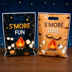 Camping S'more Double-Sided Loot Bags - 10pk