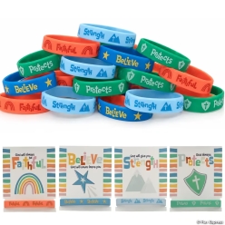 God's Promises Bracelets with Handout Card for 24
