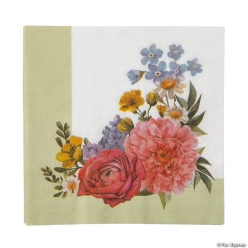 Floral Bouquet Paper Luncheon Napkins-24Pk