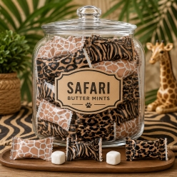 Animal Print Safari Buttermints - 108pcs