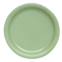 Sage Green Dessert Plates -24 Pk