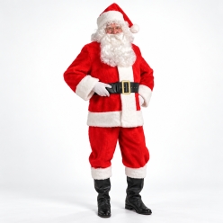 Plush Rental Quality Santa Suit (Size Large 42-48)