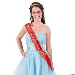 80% OFF: Prom Red Homecoming Queen Satin Sash