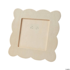 DIY Unfinished Wood Square Frames-12Pk