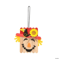 Scarecrow Craft Stick Craft Kit - 12Pk