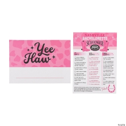 Nashville Bachelorette Scavenger Hunt Cards-12Pk