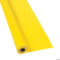 Yellow 100 Foot Tablecover Roll