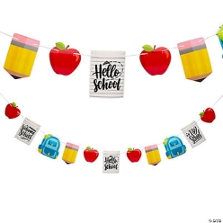 School Classroom Icon 7 Foot Garland