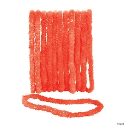 Orange Leis - 50 Pk