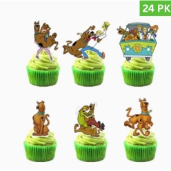 Scooby Doo Cupcake Picks - 24 Pack