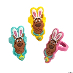 Scooby-Doo! Easter Silicone Rings-24Pk