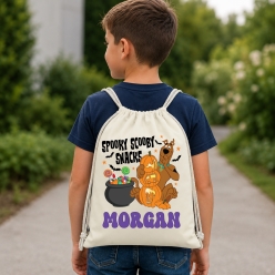 Scooby Doo Custom Trick or Treat Drawstring Backpack