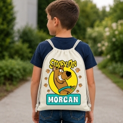 Scooby Doo PERSONALIZED Drawstring Backpack