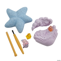 Starfish & Seashell Treasure Dig Kits - 12Pk