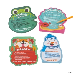 Seasonal Teacher Happy Mail Notepad Set-4Pk