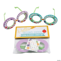 Second Grade Glasses Craft Kit - 12Pk