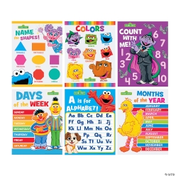 Sesame Street Classroom Posters Set - 6 Pc.