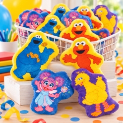 Sesame Street Plush Characters - 4 PACK
