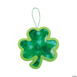 Shamrock Ornament Craft Kit - 12Pk