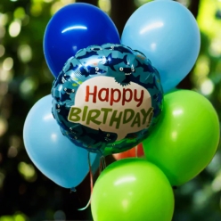 Shark Birthday Balloon Bouquet