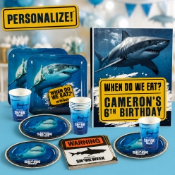*Discovery Shark PERSONALIZED Party Pack for 8