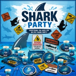 Shark Birthday Party Supplies
