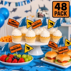 BULK Discovery Shark BIG Food Picks - 48Pk