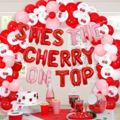 She's The Cherry On Top Balloon Decorating Kit 80pcs