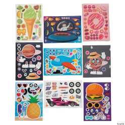Make-a-Silly Sticker Sheets Assortments-48Pk