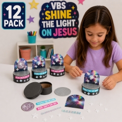 Jesus is the Light VBS Prayer Box Craft Kit-12Pk
